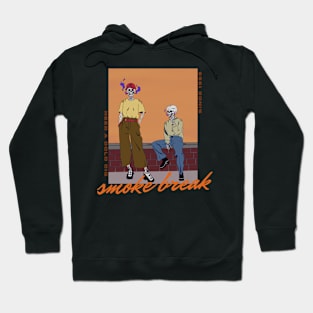 I Need a Cigarette - Orange/Brown Hoodie